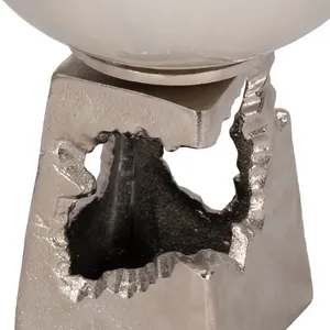 Modern Handmade Metal Floor <b>Vase</b> 19 Inch Tall <b>Decorative</b> Sculpture for Living Room Bedroom Office Interior Design Accent - Product Image 5