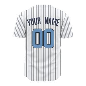 Camisetas de Béisbol para Hombre al Por Mayor de la Mejor Calidad, Talla Grande, Tejido de Malla Transpirable, Impresión Personalizada con Nombre del Equipo, Dos Botones, 100% Poliéster - Product Image 3
