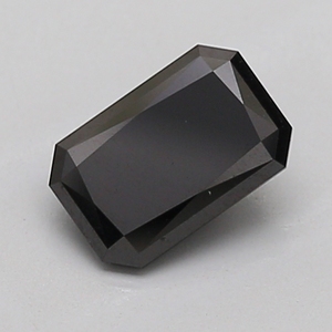 Diamant de laboratoire de 1,00 ct, taille Radiant, noir fantaisie, certifié IGI, CVD, diamant en vrac pour la fabrication de bijoux - Product Image 1