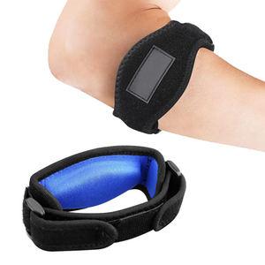 Équipement de protection pour le badminton, le basketball et les sports, avec logo personnalisé, coudières de tennis, support de coude avec sangle réglable - Product Image 1