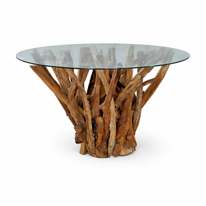 Table basse en bois de teck de haute qualité, durable et écologique, design moderne et tendance, table sur piétement, design traditionnel, meubles pour la maison - Product Image 2