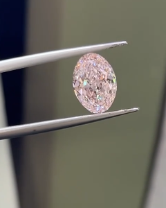 Diamantes cultivados en laboratorio de color rosa claro, en forma de pera, ovalados, radiantes, corte princesa, formas elegantes, diamantes sueltos para engaste en joyería, oro de 14k, regalo. - Product Image 5