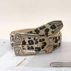 Ceinture décontractée vintage en cuir de vache véritable pour homme avec boucle en cuivre, durable, largeur 38 mm, longueur 110-125 cm - Product Image 2