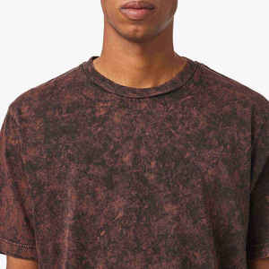 Camisetas de Hombre con Lavado Ácido Hechas a Medida, 100% Algodón, Nuevo Estilo Moderno, Camiseta de Hombre con Lavado Ácido - Product Image 6