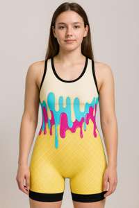 Traje de Lucha Libre Juvenil de Sublimación de Alta Calidad, Ropa de Artes Marciales con Equipo y Uniforme de Lucha Libre - Product Image 3