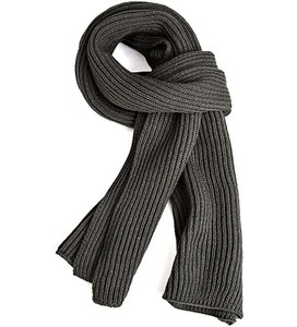 Bufanda de punto unisex ajustada - Elegante y suave bufanda de invierno - Prenda para el cuello profesional de punto acanalado con logotipo personalizado - Product Image 4