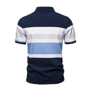 Chemises polo pour hommes, design tendance, fabrication directe d'usine, respirantes, vêtements décontractés d'été, faible MOQ, haute qualité. - Product Image 3