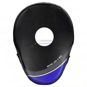 High Quality Professional Leather <b>Boxing</b> Punching Mitt Focus Pads Unisex Customizable Pakistan - Product Image 3