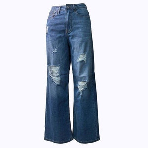 Jeans pour femmes les plus vendus, coupe classique, style streetwear tendance, vente en gros, approvisionnement en vrac - Product Image 1