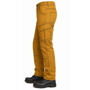For 2 FRC Clothing <b>Fire</b> Resistant Work Trousers 10OZ Cotton Duck NFPA 2112 Flame Resistant Carpenter Pants FRC1704 Model Brass - Product Image 4