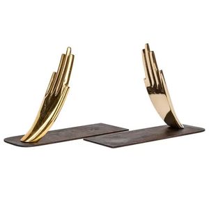 Sujetalibros de metal hechos a mano, solución duradera para apoyar libros pesados, para oficina, biblioteca y almacenamiento en el hogar - Product Image 5