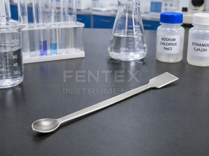 Cuchara Espátula de Acero Inoxidable para Químicos, Cuchara de Muestreo de Micropartículas de Doble Extremo para Laboratorio, Herramienta para Manipulación de Reactivos - Product Image 4