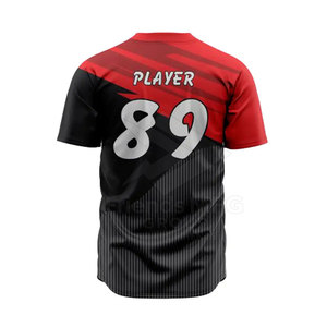 Nueva Llegada de Ropa Deportiva, Tela 100% Poliéster, Transpirable, Ecológica, Ligera, Uniforme de Béisbol Personalizable, Mejor Precio - Product Image 6