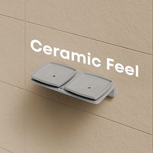 Support mural double en métal pour porte-savon carré, idéal pour la salle de bain contemporaine - Product Image 3