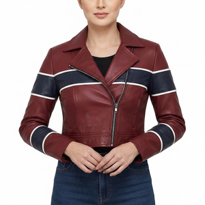 Chaquetas personalizadas profesionales para mujer, ropa de calle de alta calidad, cómodas, rellenas de algodón, transpirables, chaqueta de cuero a la moda. - Product Image 6