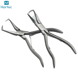 Pince à extensions capillaires professionnelle à double usage, revêtement arc-en-ciel, pince courbée avec dents, en acier inoxydable durable - Product Image 5