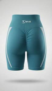 Scrunch Fitness Butt Lifting Breathable Streetwear Yoga Gym Biker Women Waist Wear Athletic High Waist <b>Booty</b> Workout Shorts - Product Image 5