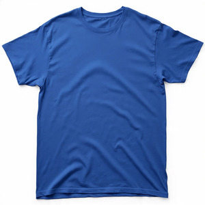 Solid Color Cotton T Shirt Custom Logo Printed 100% Cotton Quick Dry Breathable Solid Color Short Sleeve Regular Fit Jersey - Product Image 1