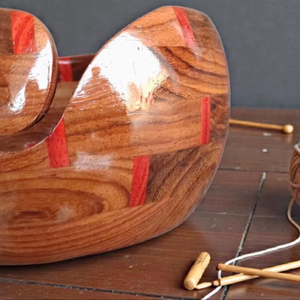Wooden Yarn Bowls High Quality - Product Image 1