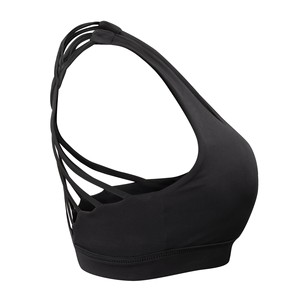 Sujetador deportivo de alto rendimiento para mujer con bolsillos - Negro - Product Image 2
