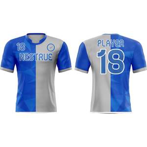 เสื้อฟุตบอลทีมมืออาชีพ พิมพ์ลายตามสั่งด้วยเทคนิค Sublimation เสื้อฟุตบอลระบายอากาศดี ผู้ผลิตชุดกีฬา เสื้อ Sublimation - Product Image 4