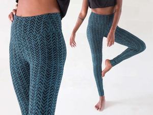 Pantalones de Yoga al por Mayor para Mujer, Cintura Media, Largos, Spandex/Poliéster, Elásticos en Cuatro Direcciones, Leggings de Gimnasio con Control de Abdomen, Leggings para Entrenamiento - Product Image 5