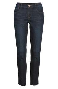 Prix d'usine Tissu sergé en denim délavé pour pantalon, jean en denim tricoté, pantalon en denim pour femme - Product Image 4