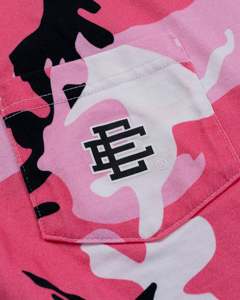 เสื้อยืดคอกลมแขนสั้นลายพรางสำหรับผู้ชาย มีกระเป๋าหน้า ผ้าเจอร์ซีย์ สไตล์ลำลอง - Product Image 6