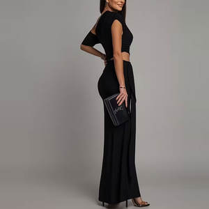 Conjunto de Falda y Top de Dos Piezas Vintage para Mujer, Top Regular, Minifalda, Ropa Deportiva, Ropa de Gimnasio, Ropa Casual de Verano - Product Image 3