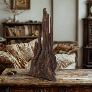 Escultura de Raíz de Madera Natural, Pieza de Arte Tallada Decorativa Rústica para Acuarios, Paisajismo Acuático - Product Image 3