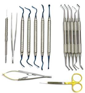 Kit de Cirugía de Implantes Dentales Manual, Juego de Herramientas para Injerto Óseo Tipo Hongo, Elevación de Seno y Túnel Vista TID 745 CE - Product Image 2