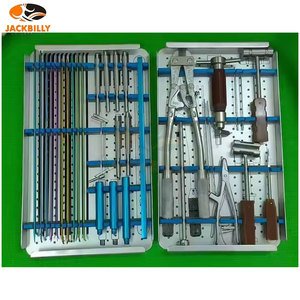 Nouvel ensemble d'onglets orthopédiques élastiques manuels, instruments médicaux, kit chirurgical vétérinaire de qualité supérieure, fixation intramédullaire osseuse - Product Image 2