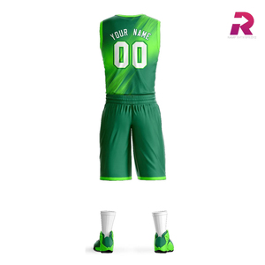 Maillots de basketball respirants, anti-transpiration, antibactériens, à séchage rapide, en maille, grande taille, couleur unie, design unique, sublimés - Product Image 2