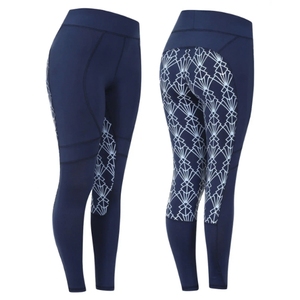 Leggings imprimés flamants roses taille haute pour femmes, longueur intégrale, taille élastique, tricotés en Spandex et Polyester, extensibles dans les quatre sens - Product Image 2
