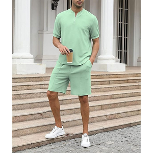 Men Fashion Summer Set casual <b>top</b> and shorts breathable fabric comfortable fit ideal for beach vacation gym and style and sale - Product Image 6