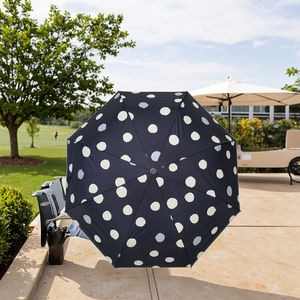 Paraguas de Golf de 22 Pulgadas con Apertura Manual, Protección UV y Resistente al Viento, con Diseño Compacto de Puntos Estilo Japonés para Adultos, Regalos Empresariales - Product Image 1