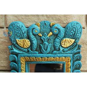 Beau cadre photo en bois sculpté à la main - Product Image 2