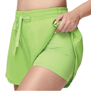 Women Drawstring Sweat Shorts Soft Breathable Fabric Relaxed Summer Fitness Casual Wear Comfortable <b>Lounge</b> Bottoms - Product Image 5