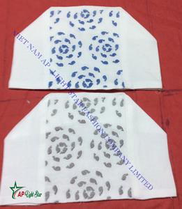 Lujosa caja de pañuelos de tela de burbujas bordada a mano, forro tejido con patrón blanqueado para uso en restaurantes y hoteles, acepta pedidos a granel - Product Image 4