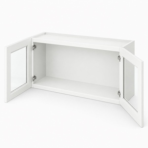 OEM 36 x 18 Inch Glass Door <b>Wall</b> <b>Cabinet</b> <b>White</b> Shaker RTA Wholesale Vietnam Factory - Product Image 3