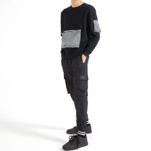 Wholesale 300gsm 100% Cotton Long Sleeve T-<b>Shirt</b> Custom Logo Oversize Men's Full Sleeve <b>Shirt</b> with Collarless Design - Product Image 3