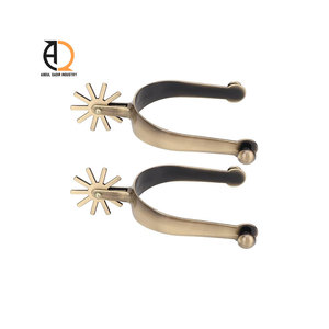Espuelas de Equitación Clásicas de Metal, Accesorios Ecuestres - Product Image 1