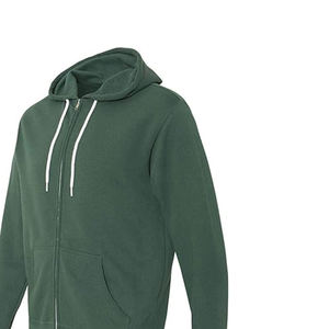 Custom Logo Men's Sportswear Long Sleeves Zipper <b>Hoodie</b> Black 100% Cotton Knitted High Quality Zipper <b>Hoodies</b> - Product Image 5