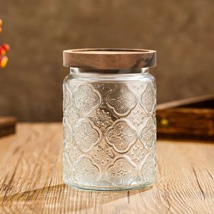 Decorative Small Glass Jar With Wooden Lid For Wedding Gifts Party Favors Candles And Home Decoration - Product Image 6