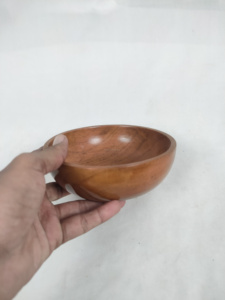 Ensemble de bols mélangeurs en céramique de conception moderne européenne, taille personnalisée, finition artisanale en bois de manguier poli, bols écologiques pour salades et fruits - Product Image 4