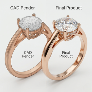 แหวนเพชรทรงกลมเจียระไนแบบบริลเลียนท์ 2 กะรัต ได้รับการรับรองจาก IGI เพาะเลี้ยงในห้องปฏิบัติการ CVD ตัวเรือนทอง 9K ชุบโรเดียม ของขวัญหมั้นสำหรับผู้หญิง จากซัพพลายเออร์ - Product Image 5