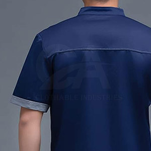 Chaqueta de Chef Unisex 2026 de Manga Corta con Doble Botonadura para Restaurantes Profesionales - Product Image 4