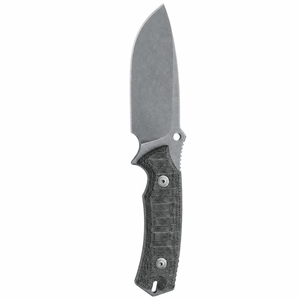 Fixed Blade Hunting Knives with Wide <b>Steel</b> Blade Textured Black Handle Full Tang Construction for <b>Outdoor</b> Camping and Bushcraft - Product Image 6