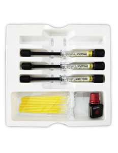 Kit de seringues universelles pour composite dentaire Brilliant EverGloe certifié CE avec 3 seringues et 1 adhésif de haute qualité - Product Image 1