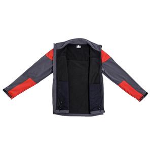 Custom Sports Motocross Canvas Softshell <b>Jacket</b> <b>Mandarin</b> <b>Collar</b> Zipper Closure Breathable Windproof Design Autumn High Street - Product Image 3